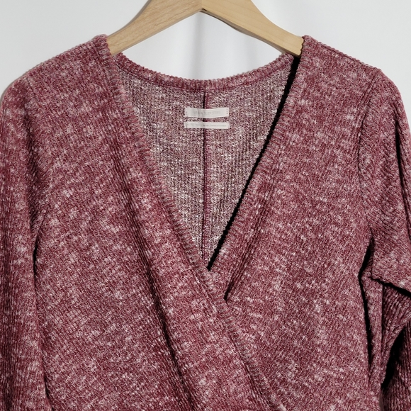Urban Outfitters Wrap Dress - Heathered Burgundy - Picture 2 of 8
